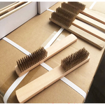 Copper Wire Brush Factory - OEM/ODM Custom Beech Wooden Handle Brush