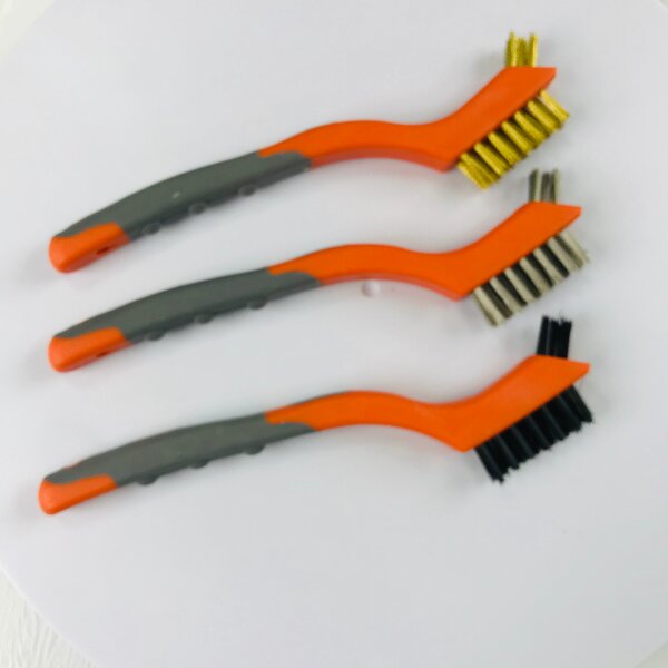 Grill Brush Set Factory - OEM/ODM Custom 3 Piece Wire Brush Set