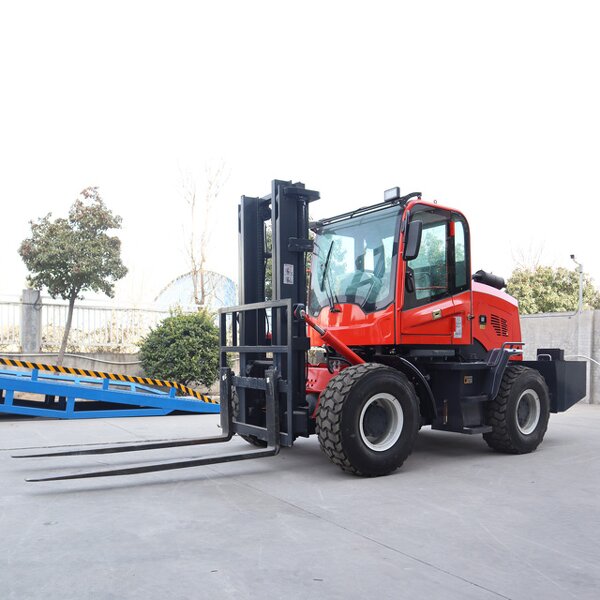 Forklift Manufacturer - New Red Diesel 3 Ton with Cabin