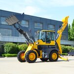 Backhoe Loader Manufacturer - New Technology 4WD Suspension