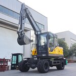 Wheel Excavator Manufacturer - 6-8 Ton High-Power Hydraulic