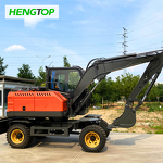 Excavator Factory - Free Shipping 6-8 Ton All Terrain HengTop