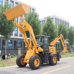 Mini Backhoe Loader Manufacturer - 2.5 Ton 4WD Multifunctional