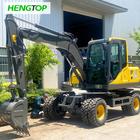 Excavator Factory - Free Shipping 6-8 Ton All Terrain HengTop
