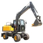 Wheel Excavator Factory - 7 Ton Earth-moving Hydraulic