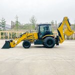 Backhoe Loader Manufacturer - 4 Ton 4WD Hydraulic Transmission
