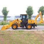 Mini Backhoe Loader Manufacturer - 2.5Ton 4WD Hydraulic Transmission