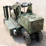 Electric Forklift Factory - 4WD Remote Control 600Kg Battery Operated