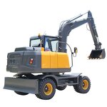 Wheel Excavator Manufacturer - Cheap 7.5 Ton Diesel With Cab