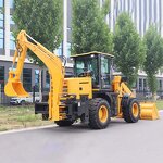 Backhoe Loader Factory - Long Arm 2.5 Ton Huge Capacity