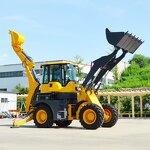 Backhoe Loader Manufacturer - New Technology 4WD Suspension