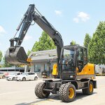 Wheel Excavator Factory - 7 Ton Earth-moving Hydraulic