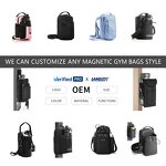 Magnetic Water Bottle Bag Factory - Custom Pink Fitness Gym Bag