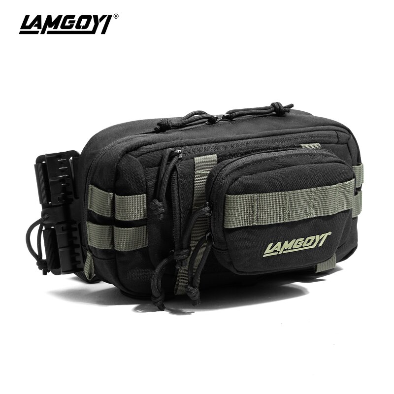 Crossbody Bag Factory - Large Capacity Polyester Chest Pack Waist Bag