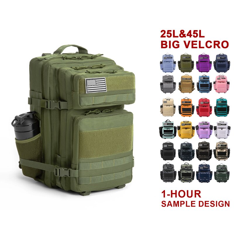 Tactical Gym Backpack Factory - OEM Custom Velcro Patch Sports Backpack