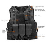 Tactical Vest Supplier - OEM Custom Quick Release MOLLE Camouflage