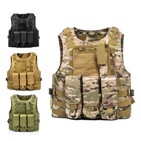 Tactical Vest Supplier - OEM Custom Quick Release MOLLE Camouflage
