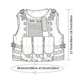 Tactical Vest Supplier - OEM Custom Quick Release MOLLE Camouflage