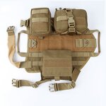 Tactical Dog Harness Factory - OEM Custom MOLLE Vest Print Logo