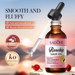 Hair Care Oil Factory - OEM Rose Hip Shiny Oil