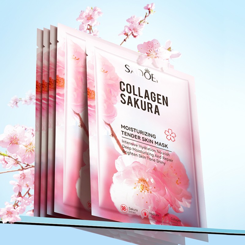 Facial Mask Manufacturer - OEM Collagen Sakura Whitening
