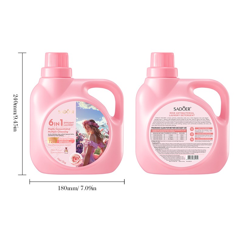 Laundry Detergent Factory - OEM Rose Fragrance Antibacterial