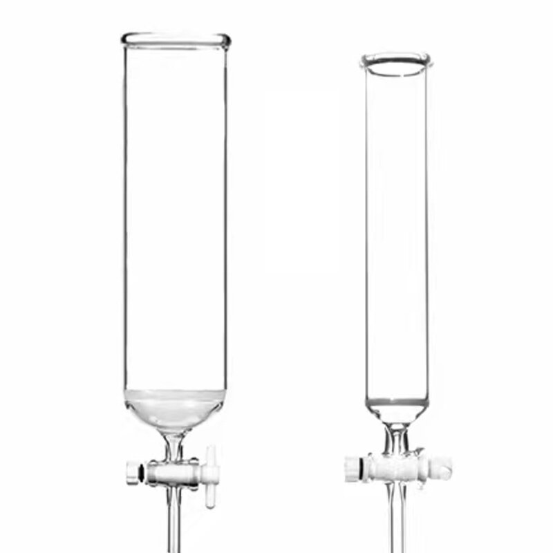 Chromatographic Column Manufacturer - Borosilicate Glass with PTFE Stopcock