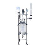 Glass Reactor Vessel Factory - Lab Small Distillation S212 2L Plug