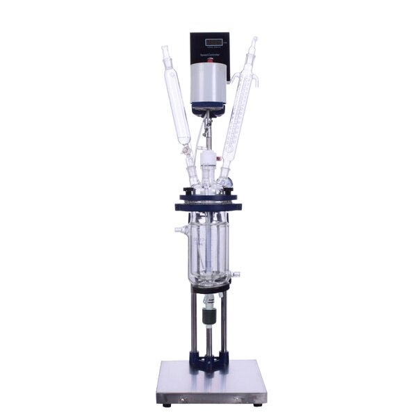 Double Glazing Reactor Manufacturer - Chemical Lab Horizontal S212 5L