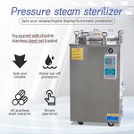 Vertical Autoclave Manufacturer - 50L-500L Customizable for Mushrooms