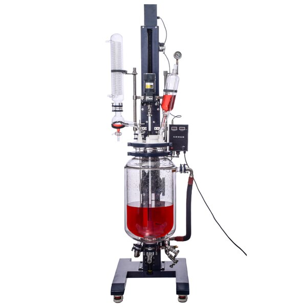 Jacketed Glass Reactor Factory - Customizable Double Layer 20L Explosion