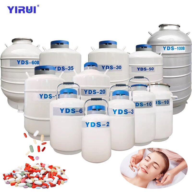 Liquid Nitrogen Container Supplier - 10L 80mm Neck Aluminium Semen Tank
