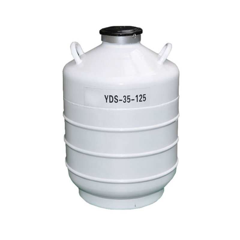 Liquid Nitrogen Bottle Factory - 10 Liter Cryogenic Cow Semen Storage