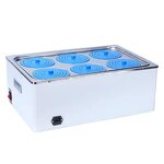 Water Bath Supplier - 6 Hole Oil Waterbath Stainless Steel
