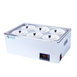 Water Bath Supplier - 6 Hole Oil Waterbath Stainless Steel