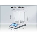 Analytical Balance Supplier - 0.1mg LCD Digital Precision Scale