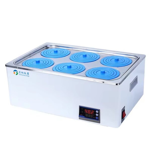 Water Bath Supplier - 6 Hole Oil Waterbath Stainless Steel