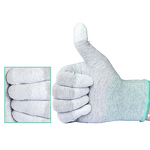 Safety Gloves Supplier - OEM PU Coating Carbon Fiber ESD Gloves