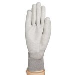 ESD Gloves Manufacturer - OEM PU Carbon Antistatic Palm Fit