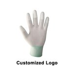 ESD Gloves Manufacturer - OEM 13G Polyester Half Finger PU Coated