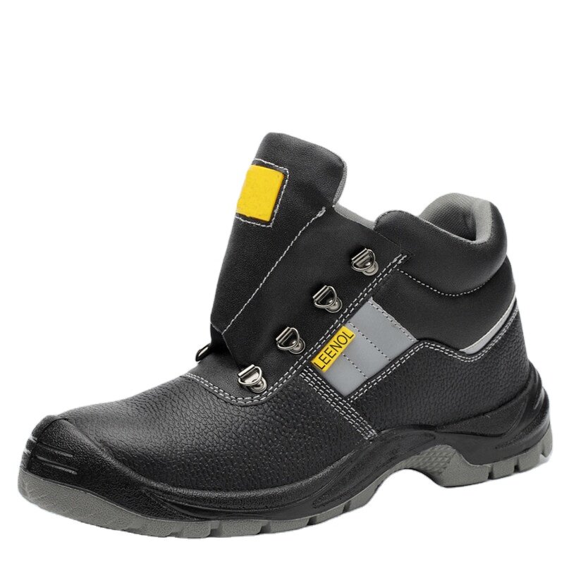 Safety Shoes Factory - OEM Shin Anti-static Cow Leather Shoes