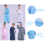 ESD Coverall Factory - OEM Anti-Static Zip Lock Unisex Suit