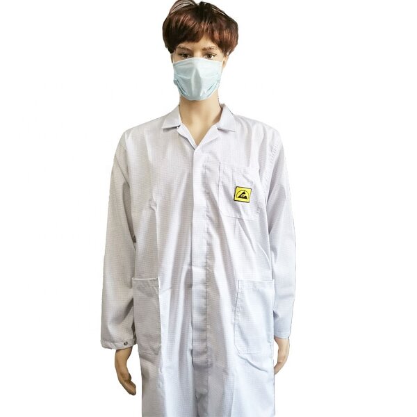 ESD Lab Coat Manufacturer - OEM Unisex TC Cotton Anti-static Suit