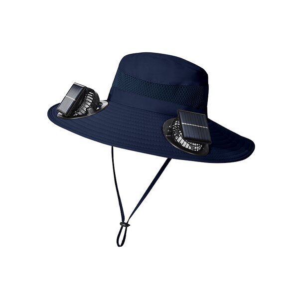 Summer Hat Supplier - OEM Outdoor Solar Fan Waterproof Nylon