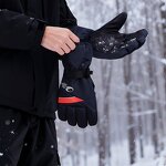 Ski Gloves Supplier - OEM Windproof Ski Gloves Warm Flexible