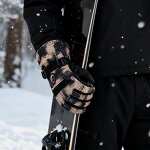 Ski Gloves Supplier - OEM Windproof Ski Gloves Warm Flexible
