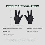 Snooker Gloves Factory - OEM Custom Durable 3 Finger Billiard