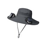 Summer Hat Supplier - OEM Outdoor Solar Fan Waterproof Nylon