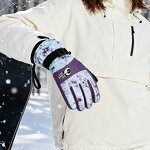 Ski Gloves Supplier - OEM Windproof Ski Gloves Warm Flexible