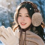 Earmuffs Manufacturer - OEM Luxury Girl's Rabbit Fur Ear Muffle